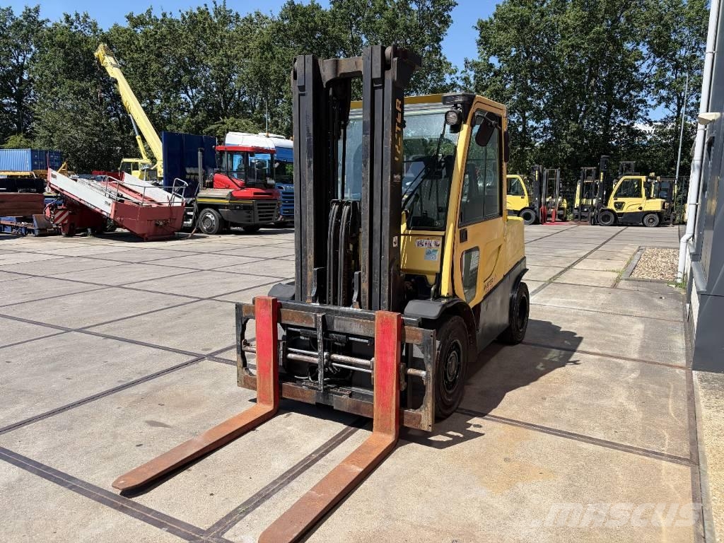 Hyster H 4.50 FT 4500kg LPG TRIPLO sideshift /spreader LPG (dujiniai) krautuvai