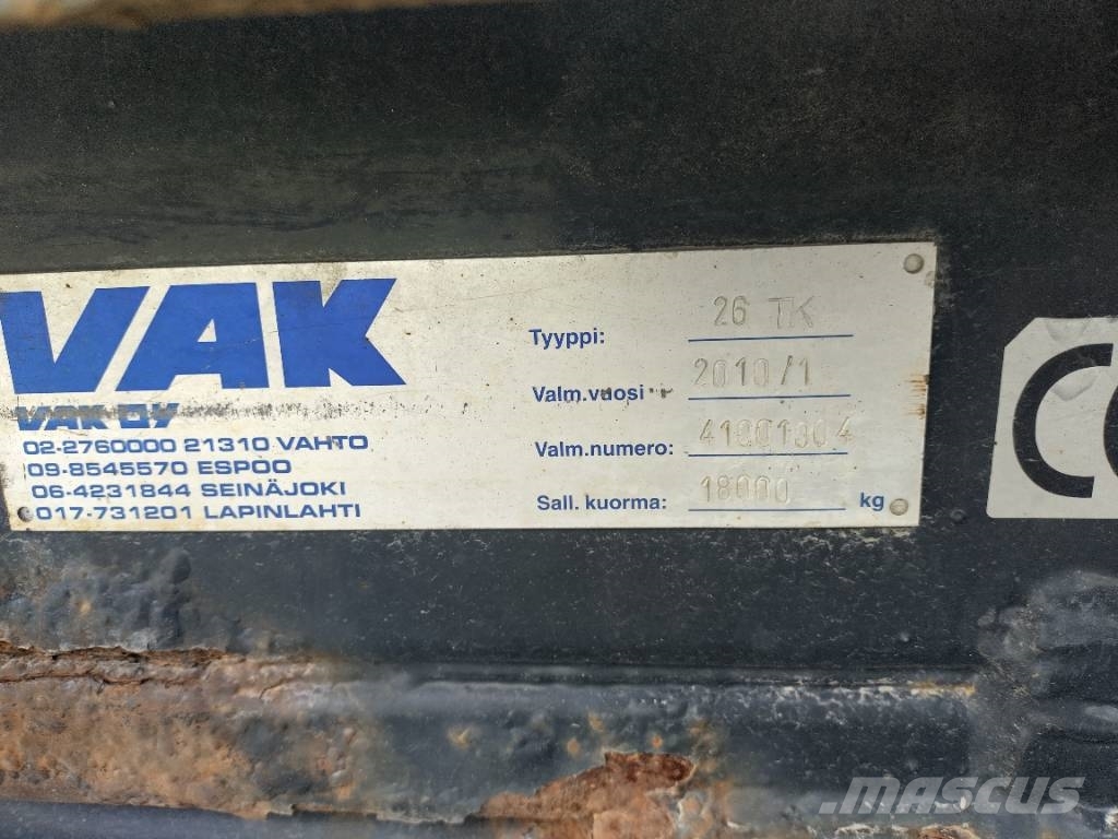 MAN TGX 26.480 6x2 Vak koukkulaite Камиони с кран с кука