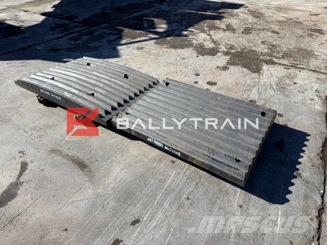 Sandvik QJ341 Jaw Plates (Extec C12 / Sandvik QJ340) Mobile Brecher