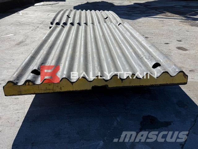 Sandvik QJ341 Jaw Plates (Extec C12 / Sandvik QJ340) Mobile Brecher