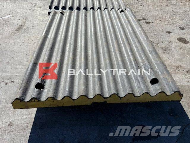 Sandvik QJ341 Jaw Plates (Extec C12 / Sandvik QJ340) Mobile Brecher