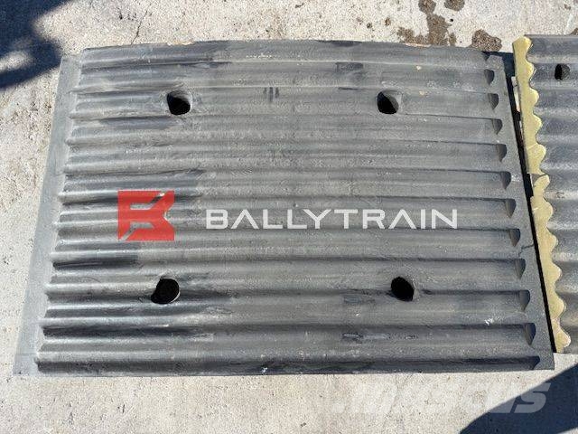 Sandvik QJ341 Jaw Plates (Extec C12 / Sandvik QJ340) Mobile Brecher