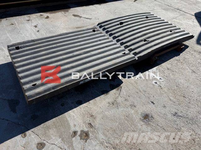 Sandvik QJ341 Jaw Plates (Extec C12 / Sandvik QJ340) Mobile Brecher