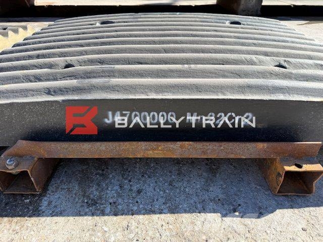 Sandvik QJ341 Jaw Plates (Extec C12 / Sandvik QJ340) Mobile Brecher