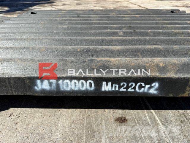 Sandvik QJ341 Jaw Plates (Extec C12 / Sandvik QJ340) Mobile Brecher