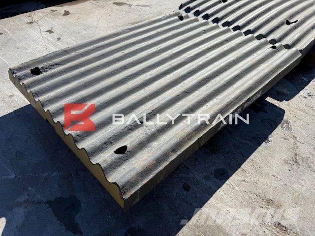 Sandvik QJ341 Jaw Plates (Extec C12 / Sandvik QJ340) Mobile Brecher
