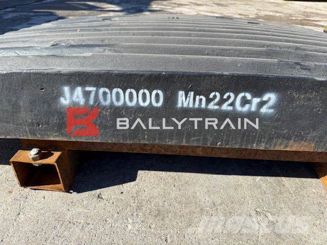 Sandvik QJ341 Jaw Plates (Extec C12 / Sandvik QJ340) Mobile Brecher
