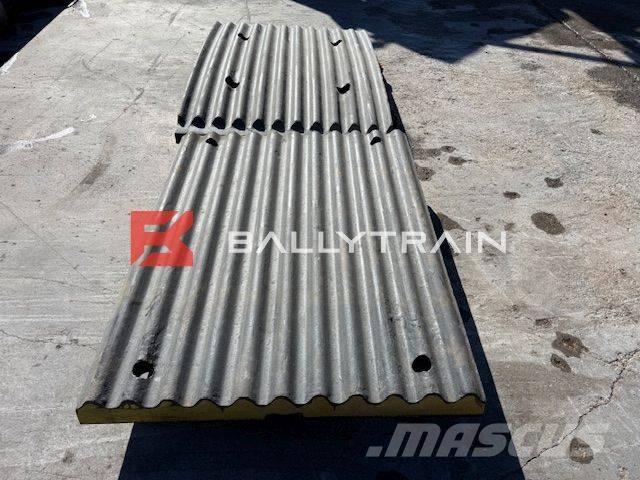 Sandvik QJ341 Jaw Plates (Extec C12 / Sandvik QJ340) Mobile Brecher