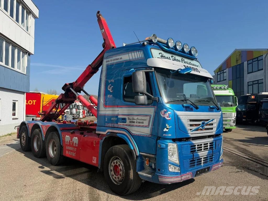 Volvo FM 500 8X4 + HIAB HOOKLIFT Camiones elevadores de gancho