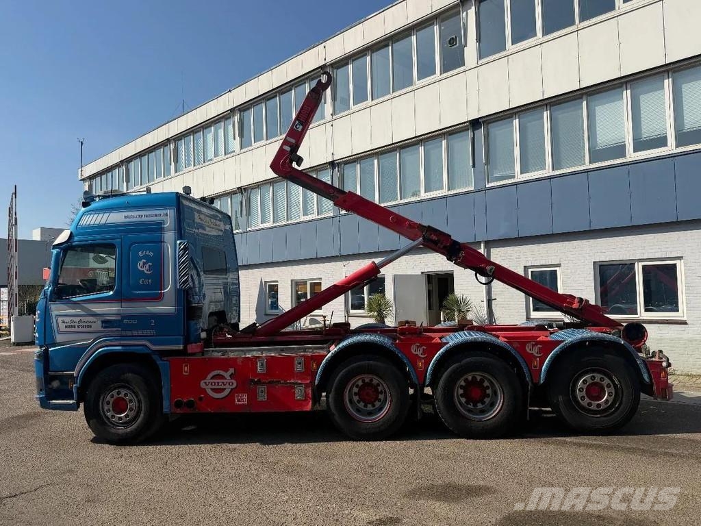 Volvo FM 500 8X4 + HIAB HOOKLIFT Camiones elevadores de gancho