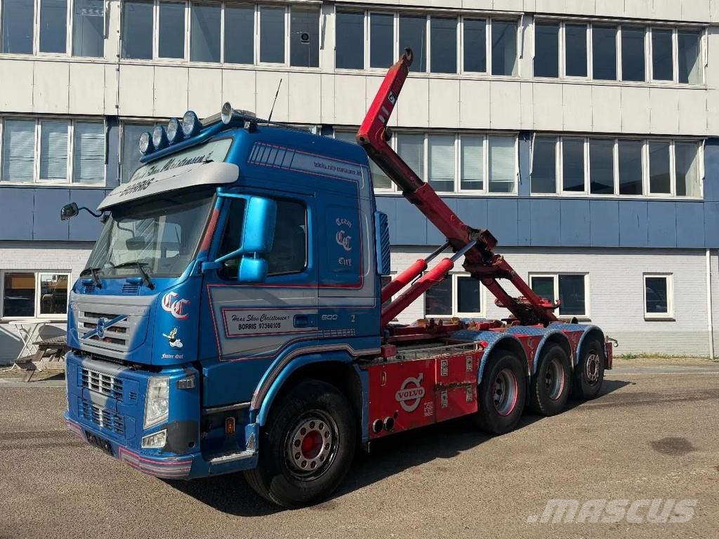 Volvo FM 500 8X4 + HIAB HOOKLIFT Camiones elevadores de gancho