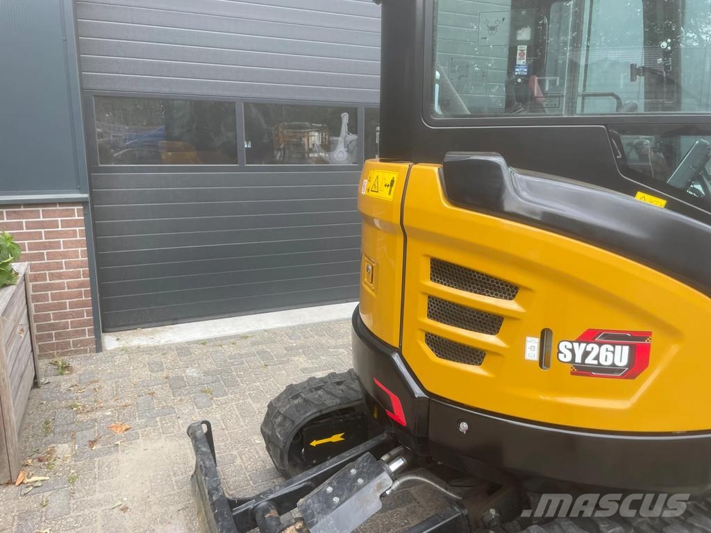 Sany SY26u Minigraver 2,7 ton Lease of koop Kubota Take Mini Escavadoras <7t