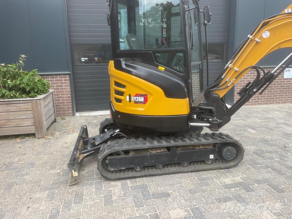 Sany SY26u Minigraver 2,7 ton Lease of koop Kubota Take Mini Escavadoras <7t