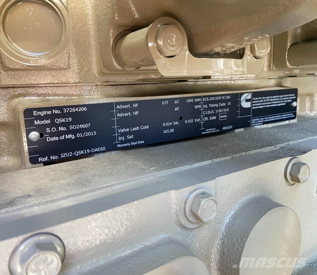 Cummins QSK19 construction machinery engine محركات