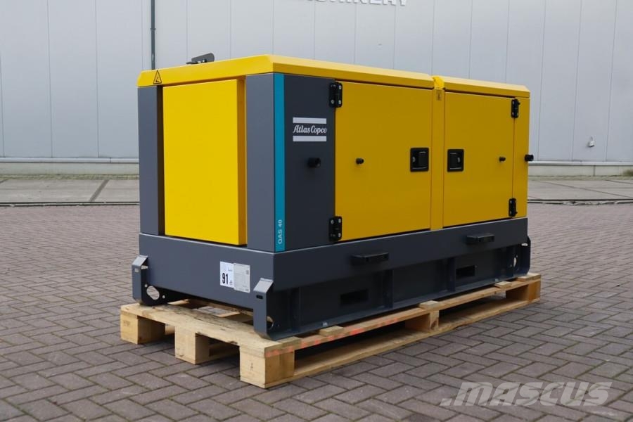 Atlas Copco QAS 40 ST3 Valid inspection, Diesel, 40 kVA مولدات ديزل