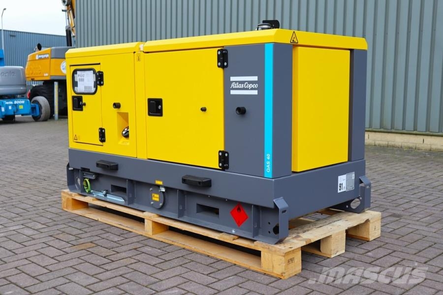 Atlas Copco QAS 40 ST3 Valid inspection, Diesel, 40 kVA مولدات ديزل