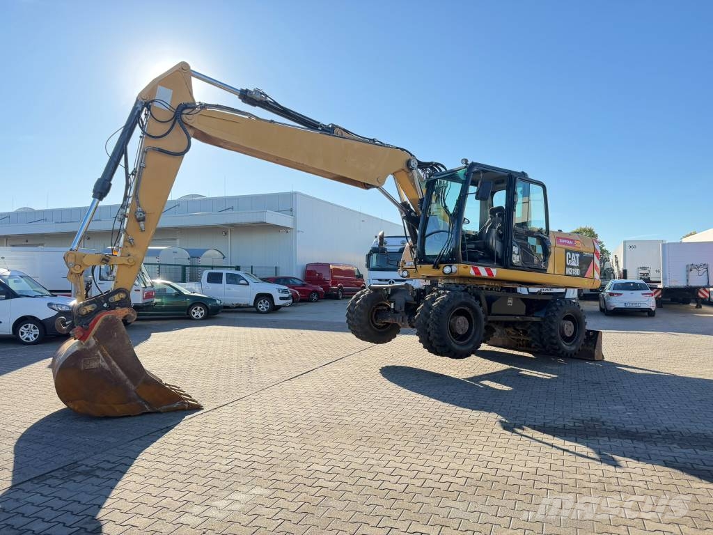 CAT M 318 D 18,3t*Klima*Löffel*Allrad*ReifenNeu*1.Hand Escavadeiras de rodas