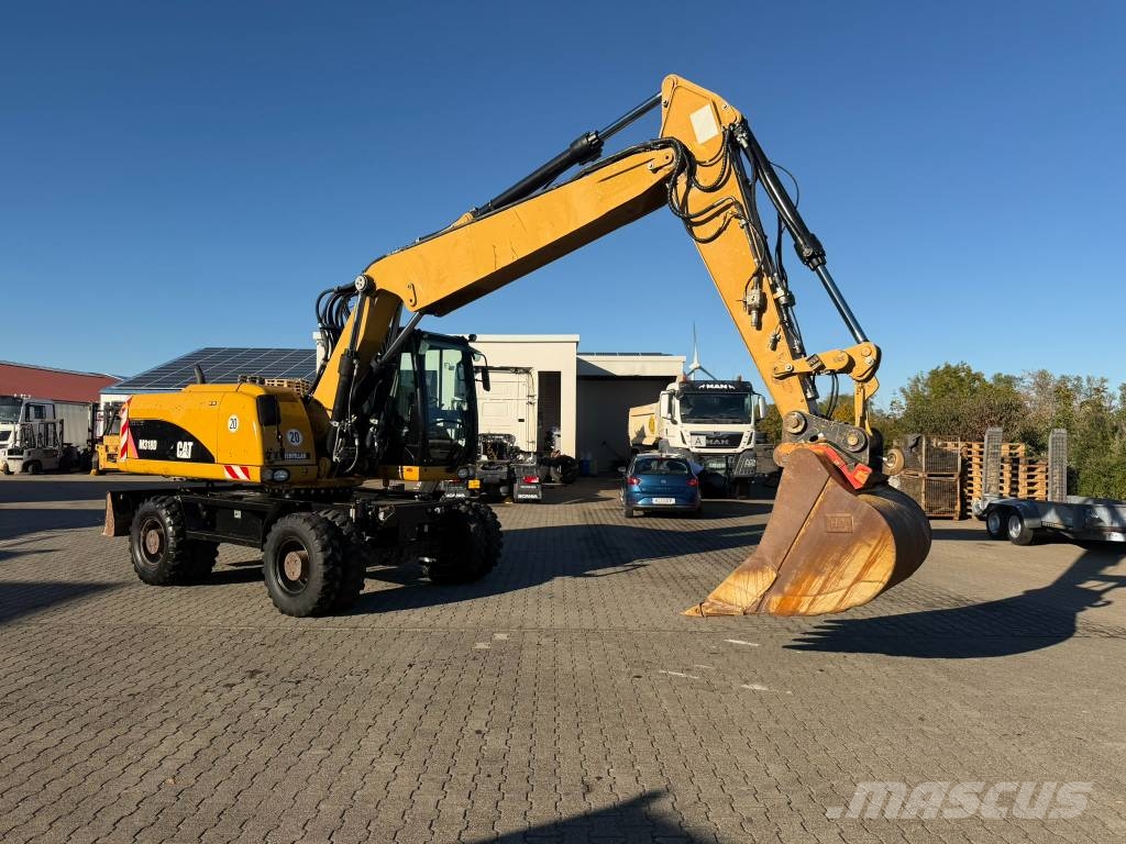CAT M 318 D 18,3t*Klima*Löffel*Allrad*ReifenNeu*1.Hand Escavadeiras de rodas