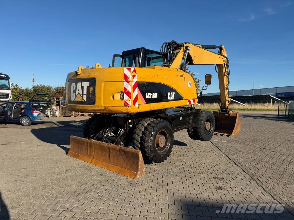 CAT M 318 D 18,3t*Klima*Löffel*Allrad*ReifenNeu*1.Hand Escavadeiras de rodas