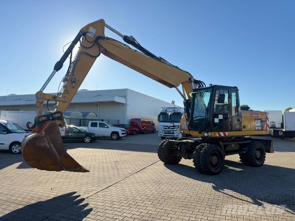 CAT M 318 D 18,3t*Klima*Löffel*Allrad*ReifenNeu*1.Hand Escavadeiras de rodas