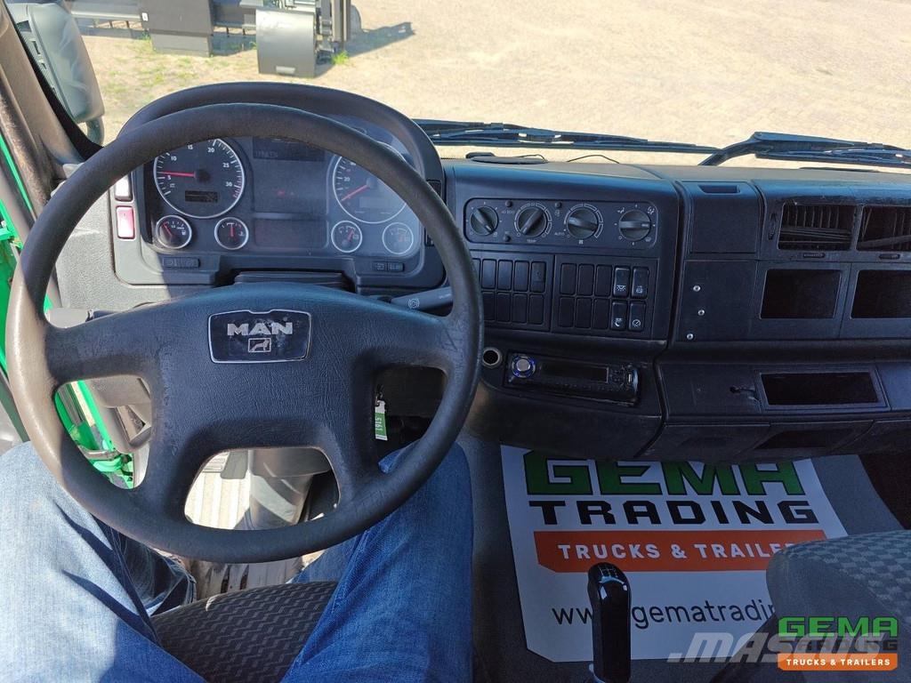 MAN TGL 12.240 4x2 Sleeper Cab Euro3 - 6 CIL - Open Lo شاحنات مسطحة/مفصلية الجوانب