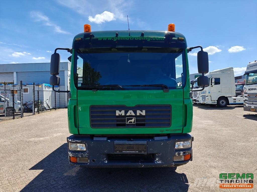 MAN TGL 12.240 4x2 Sleeper Cab Euro3 - 6 CIL - Open Lo شاحنات مسطحة/مفصلية الجوانب