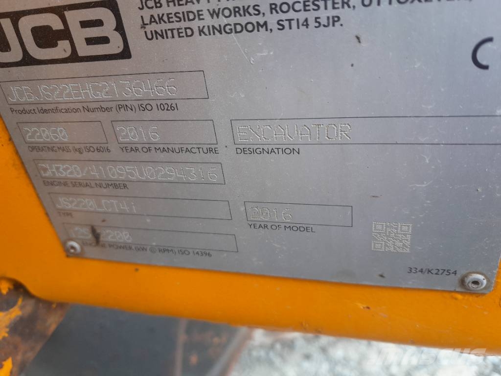 JCB JS 220 Excavadoras de cadenas