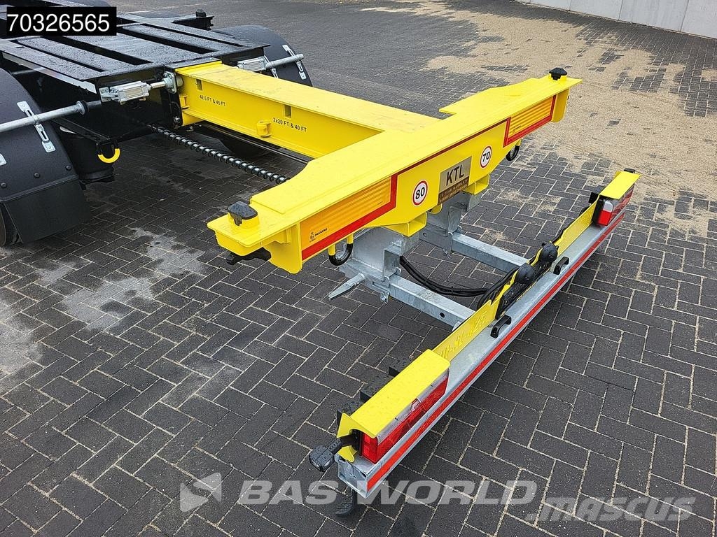 Orthaus Euro Slider 425 3 axles Mutli'45 Lift Axle Extenda Containerchassis