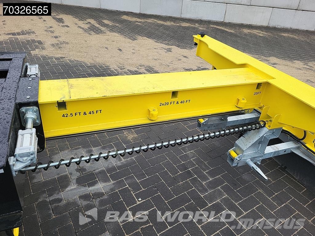 Orthaus Euro Slider 425 3 axles Mutli'45 Lift Axle Extenda Semirremolques portacontenedores