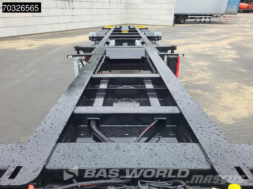 Orthaus Euro Slider 425 3 axles Mutli'45 Lift Axle Extenda Containerchassis