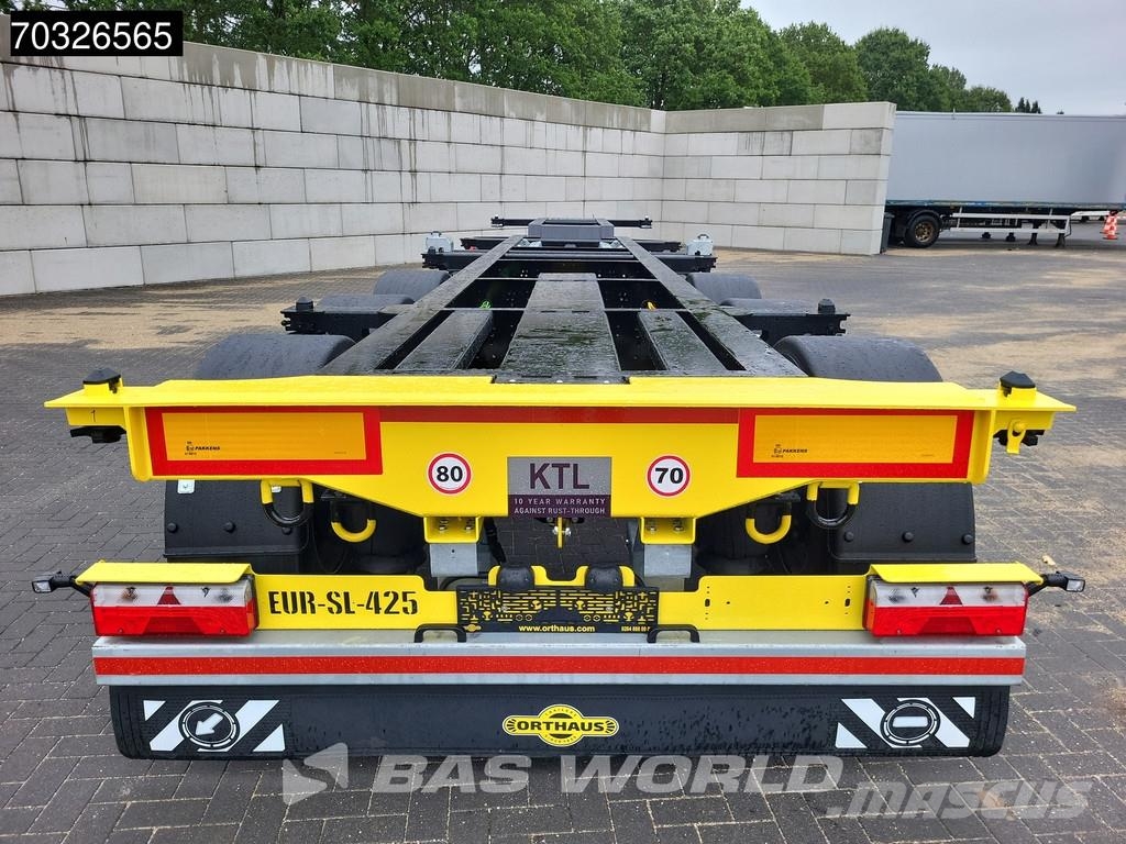 Orthaus Euro Slider 425 3 axles Mutli'45 Lift Axle Extenda Semirremolques portacontenedores