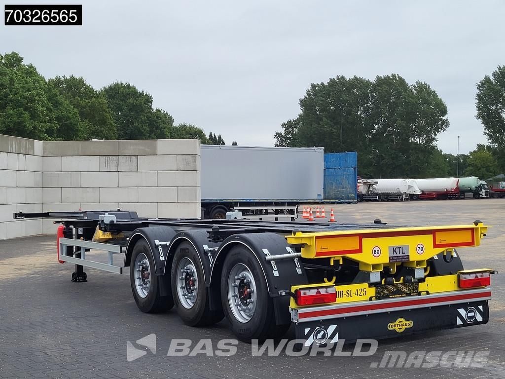 Orthaus Euro Slider 425 3 axles Mutli'45 Lift Axle Extenda Semirremolques portacontenedores