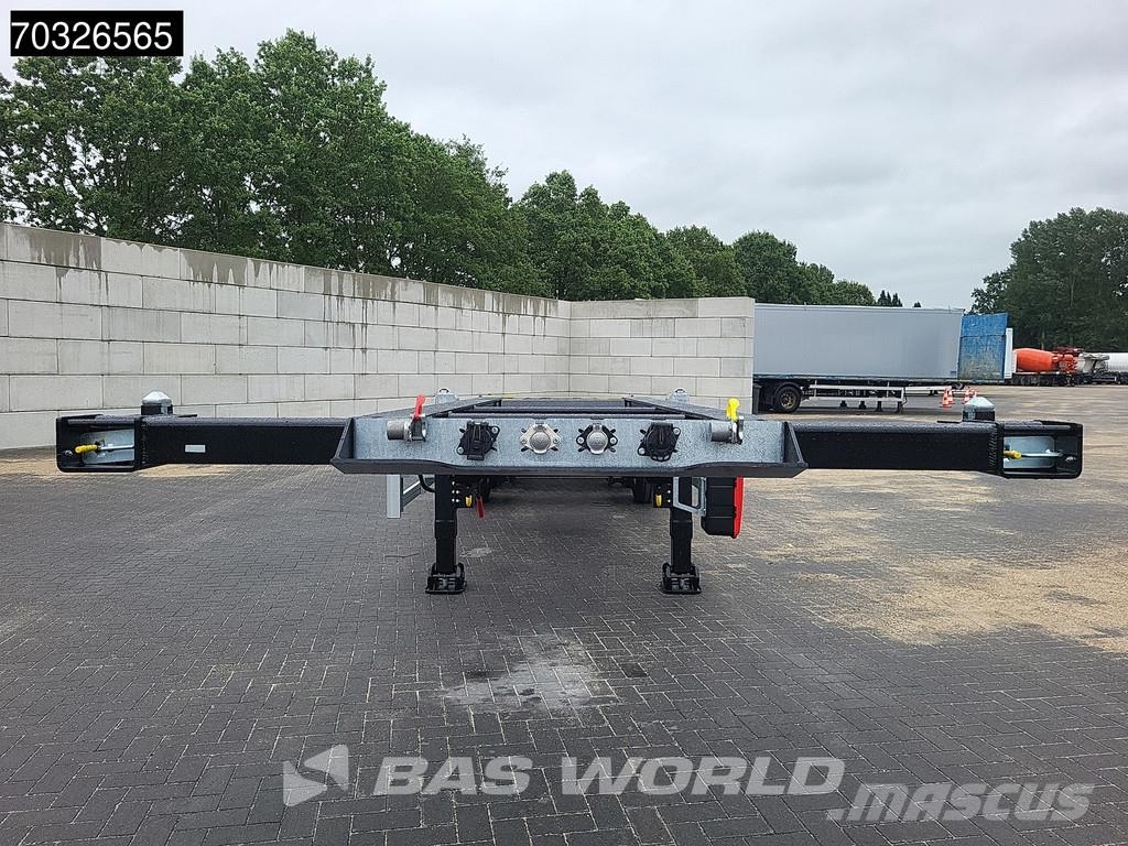 Orthaus Euro Slider 425 3 axles Mutli'45 Lift Axle Extenda Semirremolques portacontenedores