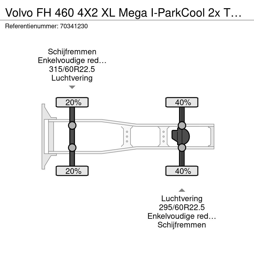 Volvo FH 460 4X2 XL Mega I-ParkCool 2x Tanks Tractores (camiões)