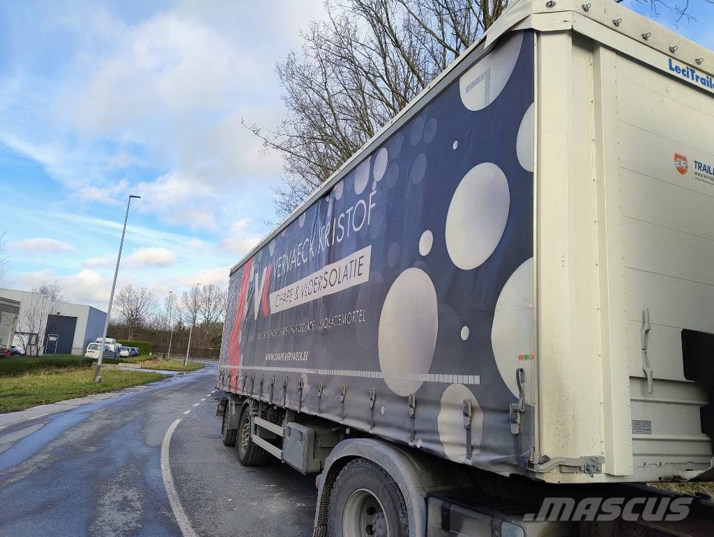 Lecitrailer Trailer halfautomatische isolatiemortel wormpomp Menginstallaties