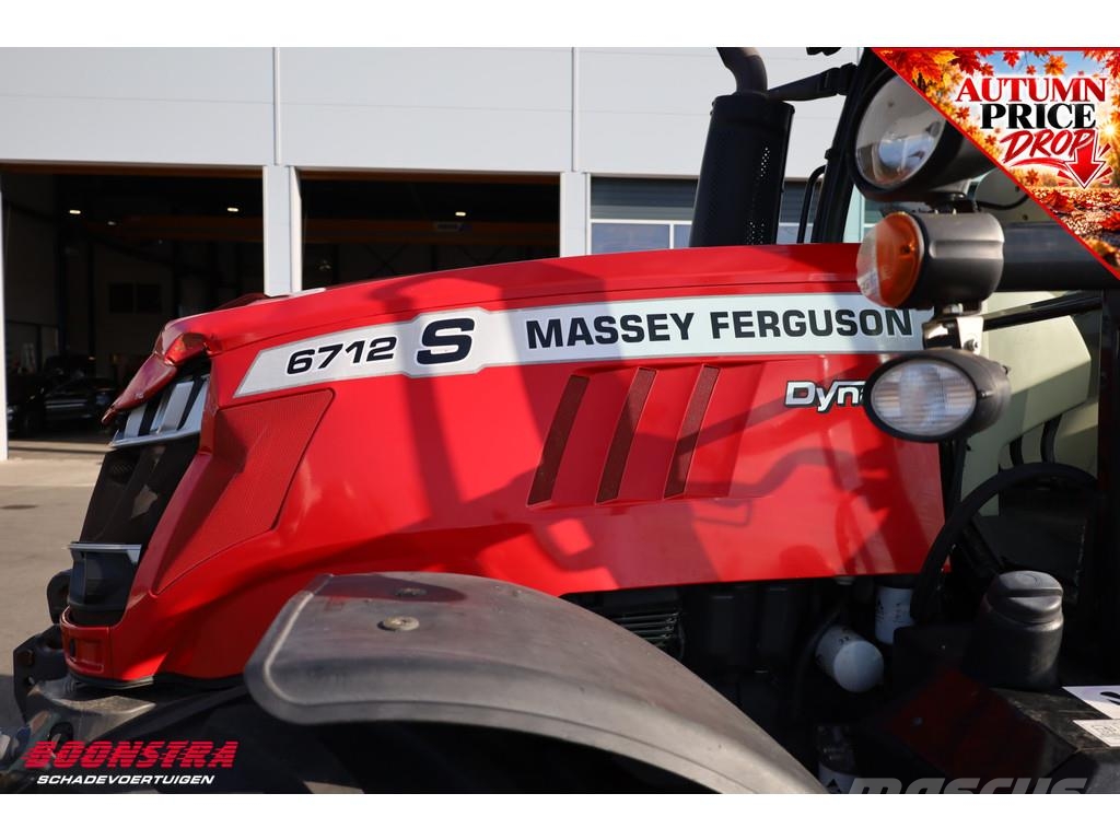 Massey Ferguson MF 6712 S BY 2018 3.491 Uur Dyna 4 Airco Fronthef Traktorit
