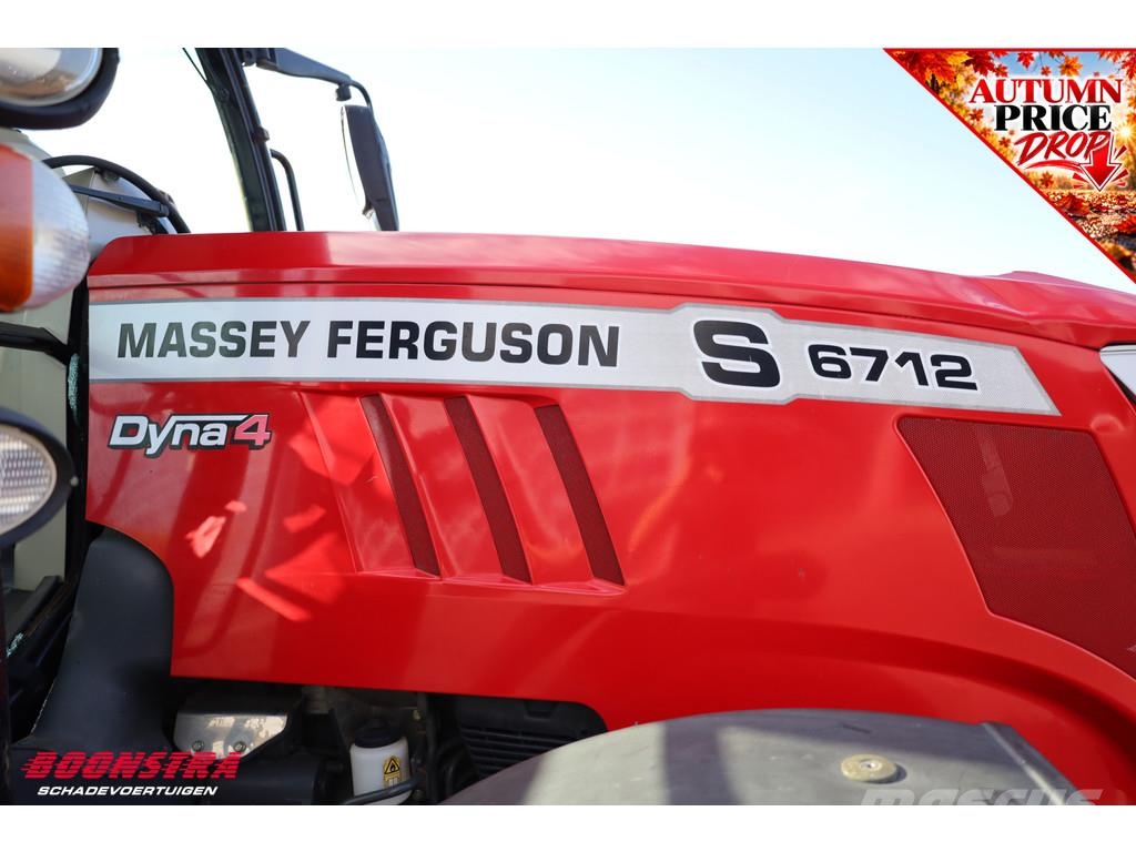 Massey Ferguson MF 6712 S BY 2018 3.491 Uur Dyna 4 Airco Fronthef Tractores