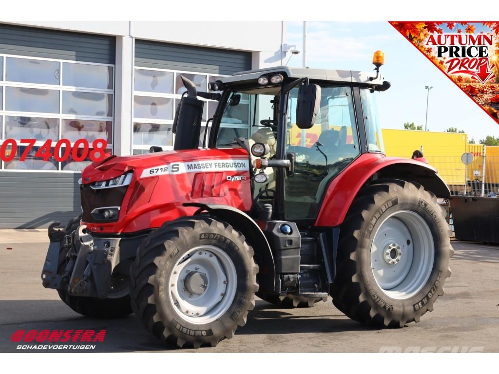 Massey Ferguson MF 6712 S BY 2018 3.491 Uur Dyna 4 Airco Fronthef Tractores