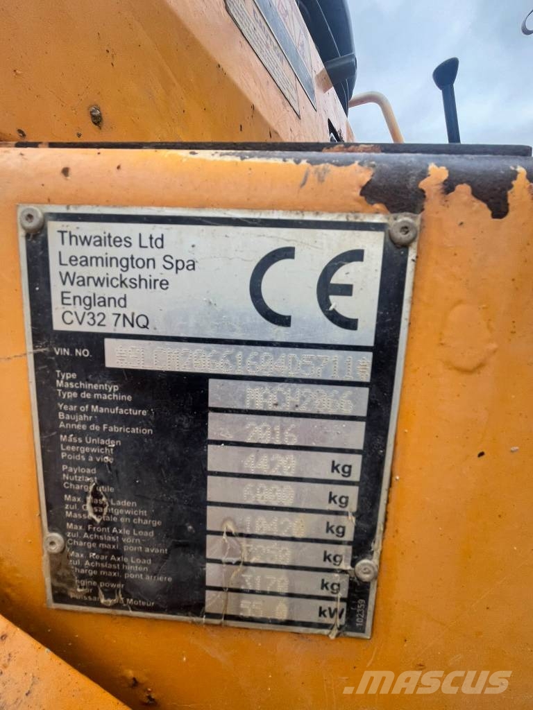 Thwaites 6T Swivel Damperi za gradilište