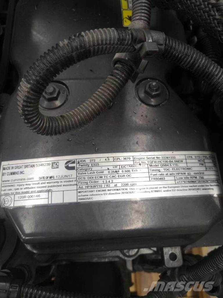 Cummins QSB4.5 CPL3670 construction machinery engine Motorer