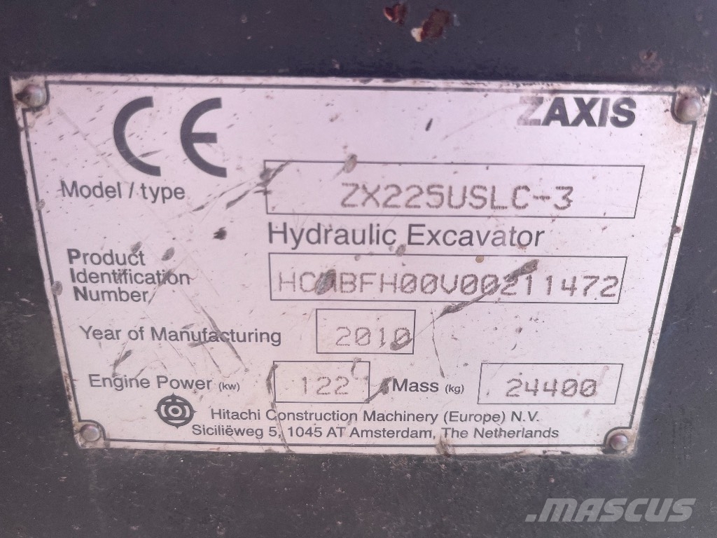 Hitachi ZX 225 US LC-3 Escavadeiras de esteiras