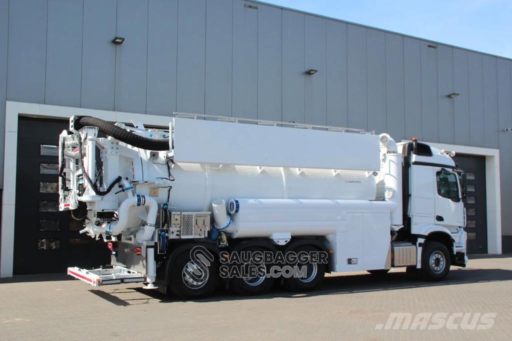 Mercedes-Benz Arocs 3753 AMPHITEC VORTEX 11000 Vacuum Machine - Camiones aspiradores/combi