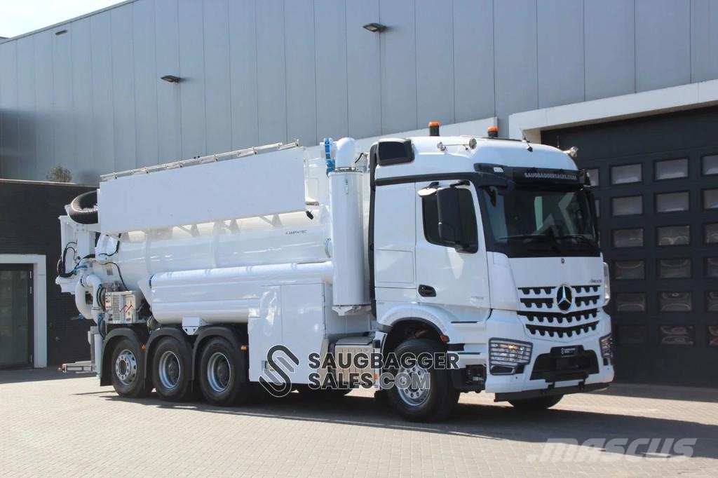 Mercedes-Benz Arocs 3753 AMPHITEC VORTEX 11000 Vacuum Machine - Camiones aspiradores/combi