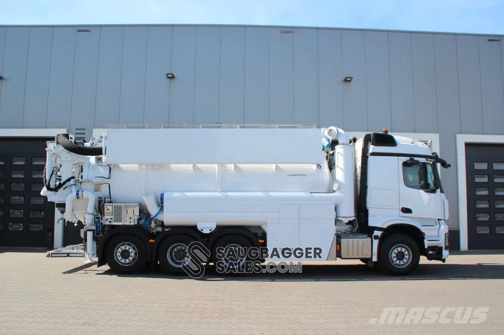 Mercedes-Benz Arocs 3753 AMPHITEC VORTEX 11000 Vacuum Machine - Camiones aspiradores/combi