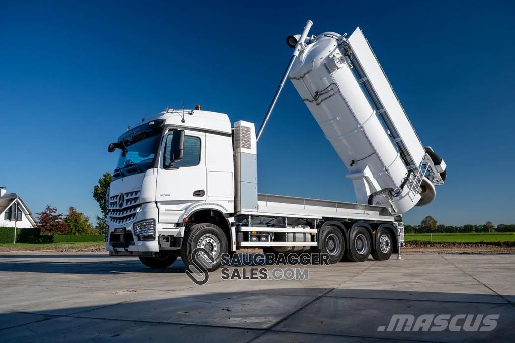 Mercedes-Benz Arocs 3753 AMPHITEC VORTEX 11000 Vacuum Machine - Комби / вакуум камиони
