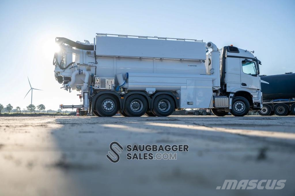 Mercedes-Benz Arocs 3753 AMPHITEC VORTEX 11000 Vacuum Machine - Комби / вакуум камиони
