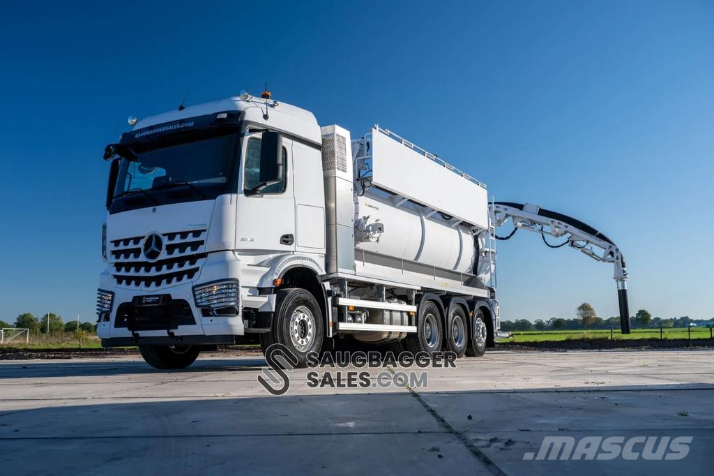 Mercedes-Benz Arocs 3753 AMPHITEC VORTEX 11000 Vacuum Machine - Комби / вакуум камиони
