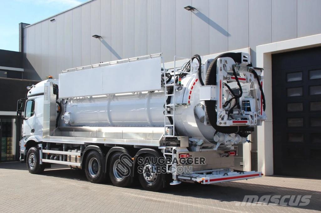 Mercedes-Benz Arocs 3753 AMPHITEC VORTEX 11000 Vacuum Machine - Camiones aspiradores/combi