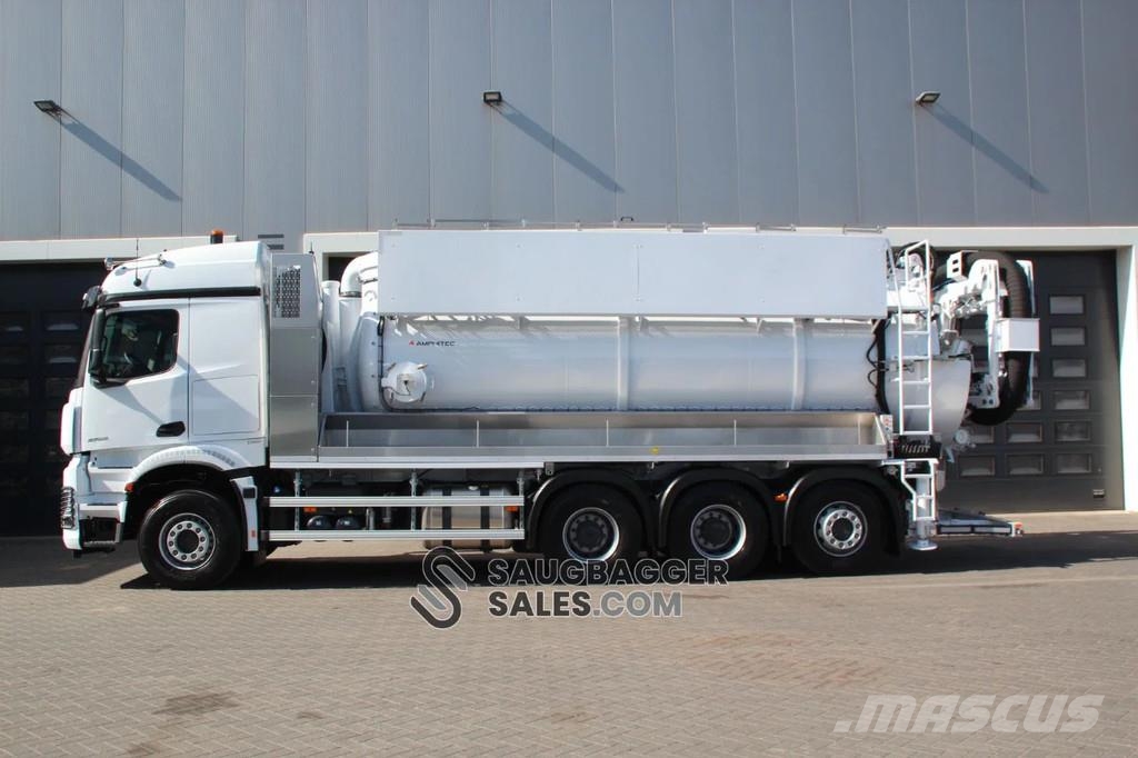 Mercedes-Benz Arocs 3753 AMPHITEC VORTEX 11000 Vacuum Machine - Camiones aspiradores/combi