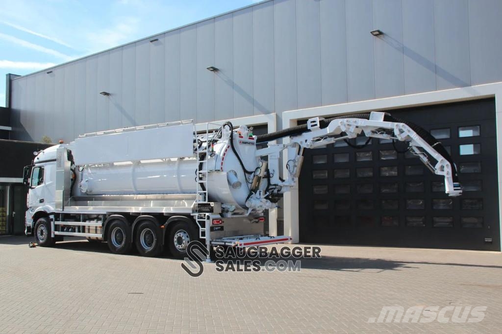 Mercedes-Benz Arocs 3753 AMPHITEC VORTEX 11000 Vacuum Machine - Camiones aspiradores/combi